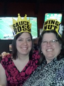 Sauce Boss and Wing Nut hahaha oh the fun!!